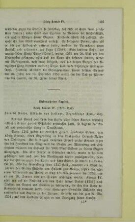 Siebenzehntes Kapitel. König Konrad IV. (1237 - 1254)