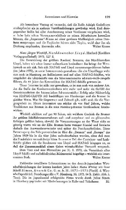 Witthöft, Hans Jürgen :: Norddeutscher Lloyd : Herford, Koehler, 1973