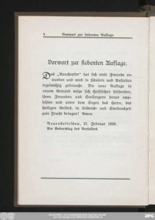 Vorwort zur siebenten Auflage.
