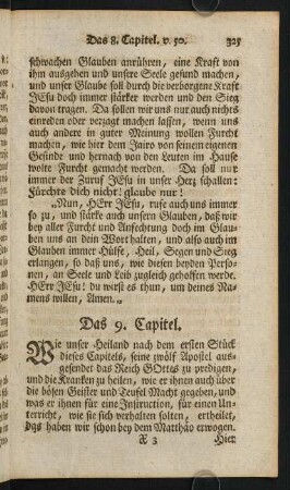 325-354, Das 9. Capitel