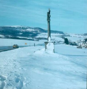 Rhön. Bildstock im Gebiet der Wasserkuppe