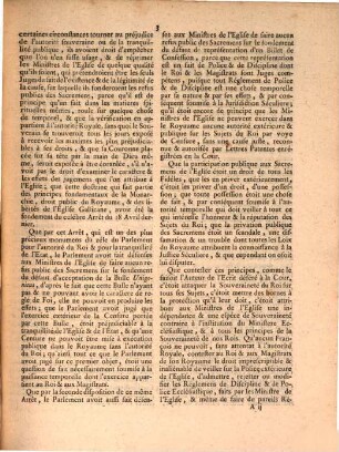 Dénonciation Du Discours Sur la Puissance Episcopale, en la Chambre des Vacations par M. R. *** de Ch. *** Conseiller : Du Samedi 16 Septembre 1752.