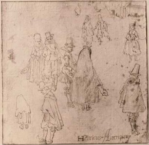 10 Figuren in bürgerlicher Tracht