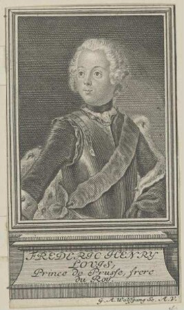 Bildnis des Frederic Henri Louis de Prusse