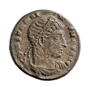 Münze, Follis, Aes 4, September 335 - 336 n. Chr.