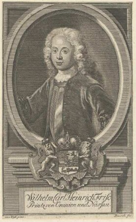 Bildnis von Wilhelm Carl Heinrich Friso, Prinz von Oranien und Nassau