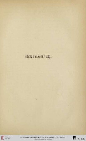 Urkundenbuch