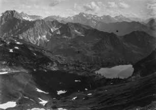 Blick zur Mädelegabel (Allgäuer-Alpen-Reise Müller 1926)