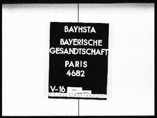 Die Verhaftung von bayerischen Staatsangehörigen anläßlich des Aufstandes der Kommune und eine Intervention der bayerischen Regierung, darin Einzelfälle (Namen nur im Register verzeichnet)