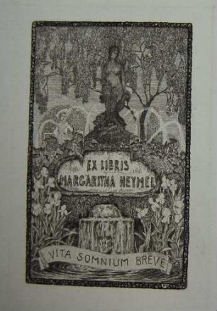 Heymel, Margaritha / Exlibris