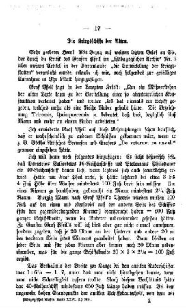 Die Kriegsschiffe der Alten