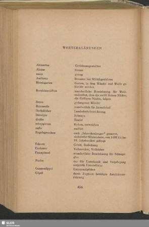 Worterklärungen