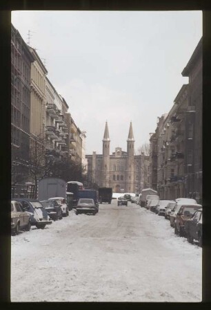 Diapositiv: Muskauer Straße, 1986
