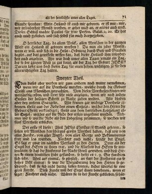 71-78, Zweyter Theil. Eben dieses aber werden wir ...