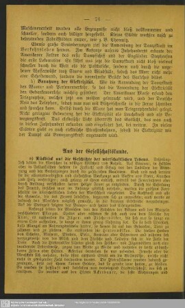 Aus der Gesellschaftskunde