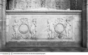 Grabmal Raoul de Lannoy und Jeanne de Poix, Vorderseite des Sarkophags
