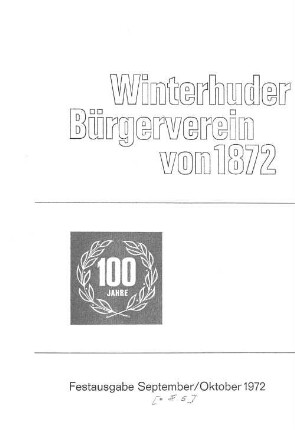 Festausgabe September / Oktober 1972