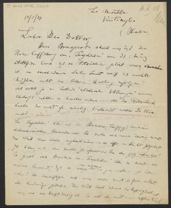 Brief an Ludwig Strecker und B. Schott's Söhne : 12.05.1928