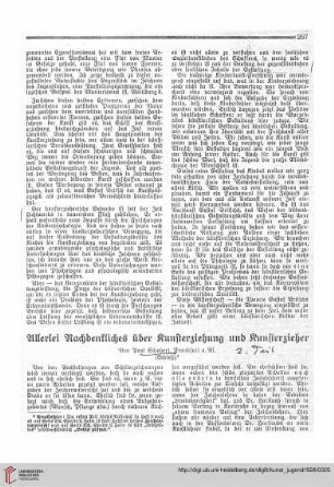 N.F. 8.1928 S. 267-270: Allerlei Nachdenkliches über Kunsterziehung und Kunsterzieher, [2]