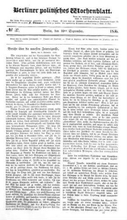 No 37, 10. September 1836