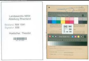 Entnazifizierung Theodor Hoelscher , geb. 20.09.1898 (Baecker)
