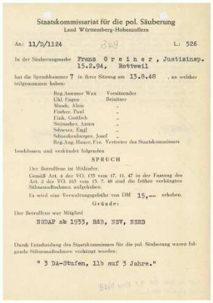 Greiner, Franz
