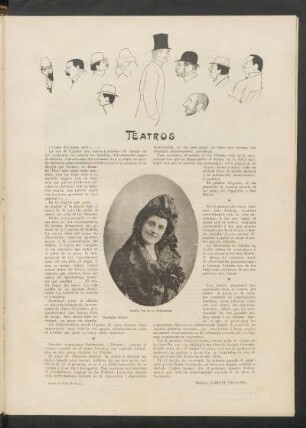Teatros : Dibujo de Sixto M. Osuna.