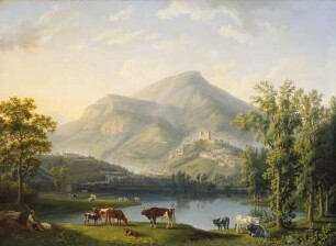 Veduta d'Itri (Landschaft mit Blick auf Itri)