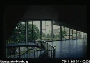 Universität, Audimax Treppenhaus
