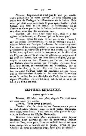 Septième entretien