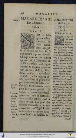 VI. De Charitate.