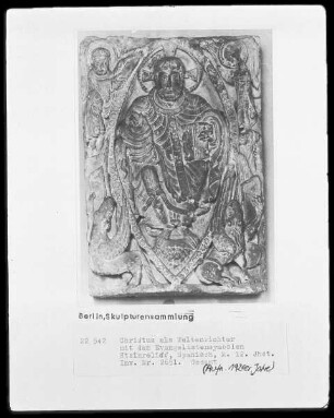 Christus als Weltenrichter mit den Evangelistensymbolen