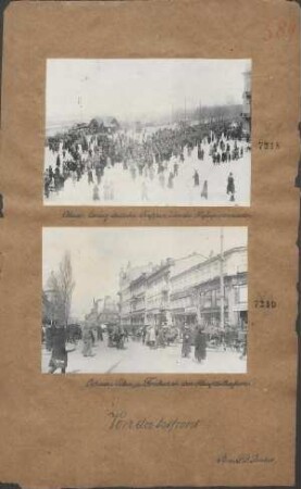Odessa: Einzug deutscher Truppen über die Hafenpromenade