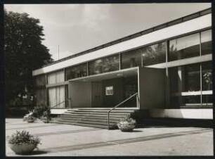 Stadthalle (auch: Mercatorhalle), Duisburg: Ansicht Königstraße Südeingang