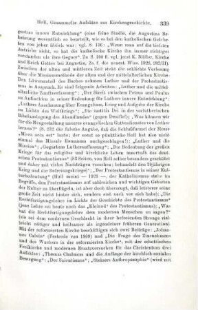 338-341 [Rezension] Holl, Karl, Der Westen