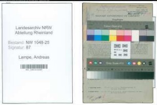 Entnazifizierung Andreas Lampe , geb. 26.05.1902 (Kaufmann)