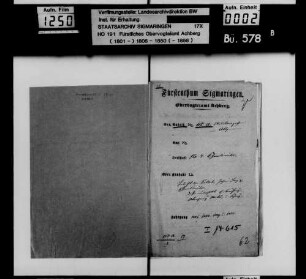 Dienstverhältnisse des Soldaten Johann Lanz aus Esseratsweiler