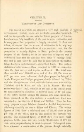 Chapter II. Agriculture and commerce