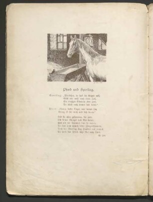 Pferd und Sperling