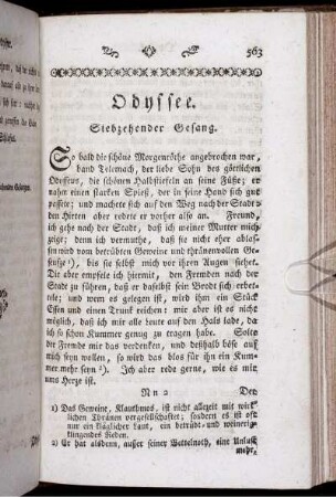 Odyssee. Siebzehender Gesang.