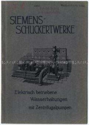 Elektrisch betriebene Wasserhaltungen mit Zentrifugalpumpen