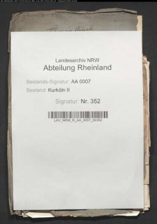 Ausgabenbelege der Nachlasskommission Maximilian Friedrichs: Nr. 301-400