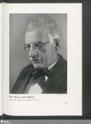 Prof. Dr. h. c. Hans Pfitzner