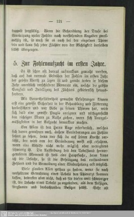 5. Zur Fohlenaufzucht im ersten Jahre