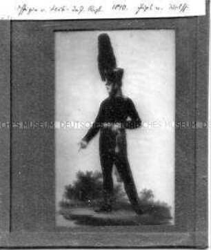 Darstellung eines Offiziers des Leib-Infanterie-Regiments, 1810