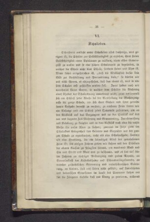 VI. Schulleben.