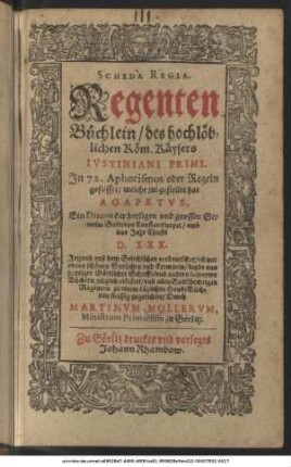 Scheda Regia