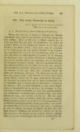 XXI. Das irdische Gottesreich der Päpste