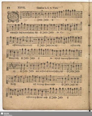 XXVII. O JEsu wir wissen daß du
