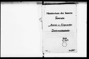 Kosten der auf Veranlassung der Besatzungsmacht wiedererrichteten Wehrmeldeämter in den Landkreisen